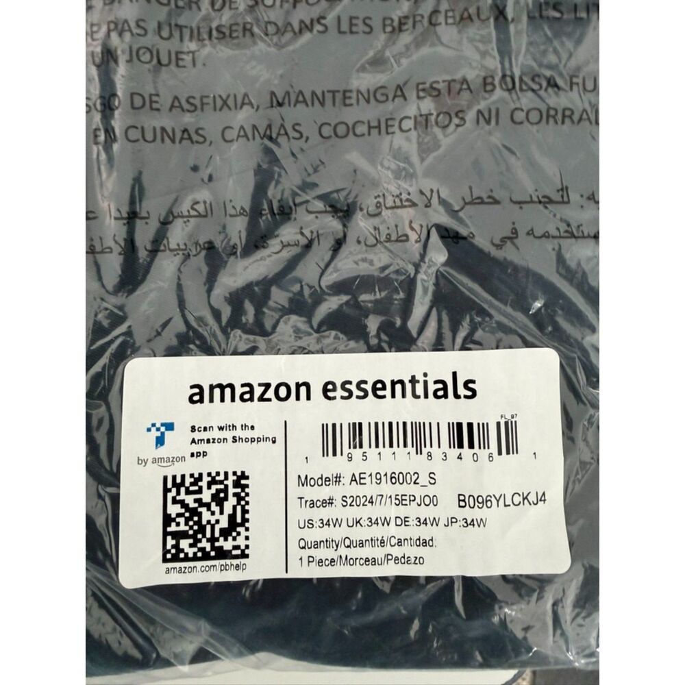 Amazon Essentials Men Slim-Fit Stretch Golf Shorts size 34 navy